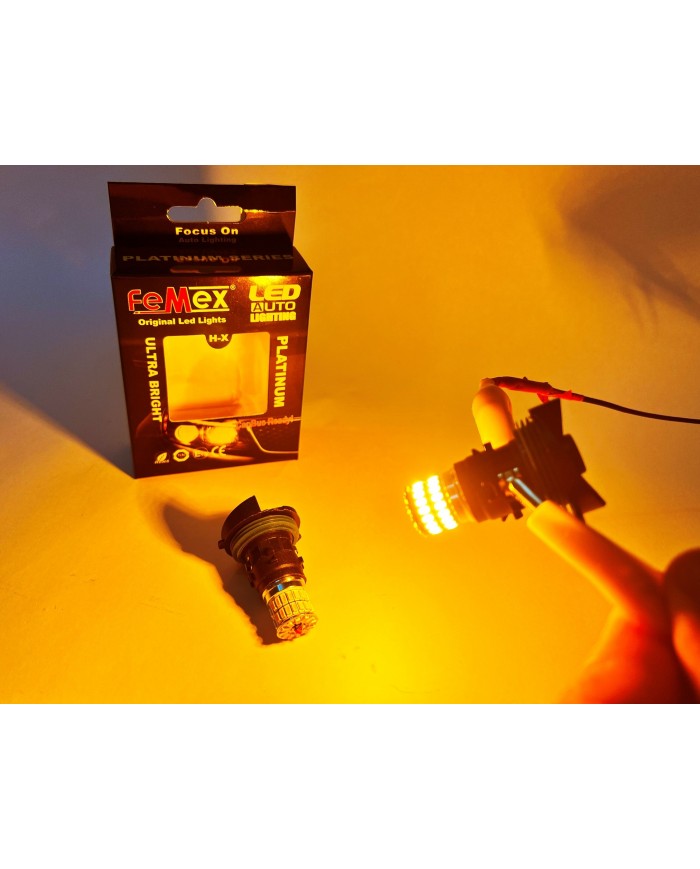 FEMEX PH24W Duy 48smd 4014 Chipset Turuncu Led Ampul