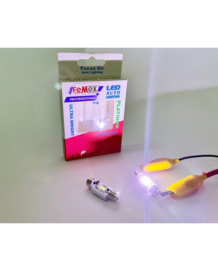 FEMEX Platinum 31mm Sofit Led Ampul CSP Chipset Aktif Canbus