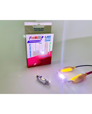 FEMEX Platinum 36mm Sofit Led Ampul CSP Chipset Aktif Canbus