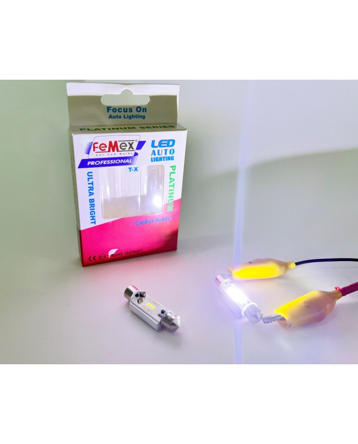 FEMEX Platinum 41mm Sofit Led Ampul CSP Chipset Aktif Canbus