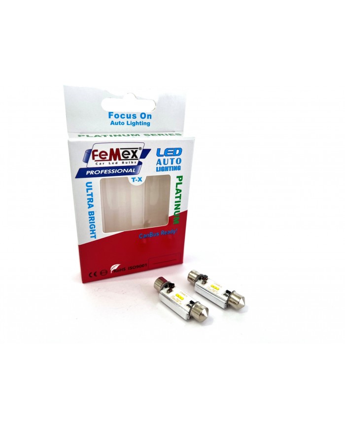 FEMEX Platinum 41mm Sofit Led Ampul CSP Chipset Aktif Canbus