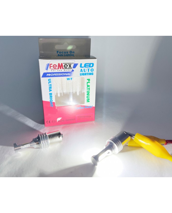 FEMEX Platinum P21W-1156 15W Tek Duy CSP Led Ampul Beyaz Ultra Parlak