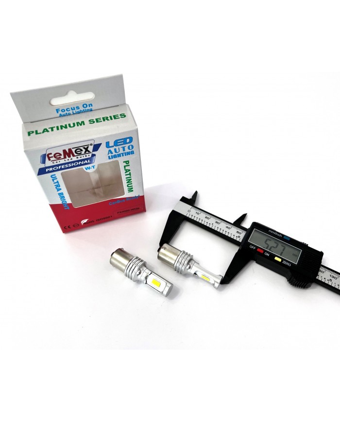 FEMEX Platinum P21W-1156 15W Tek Duy CSP Led Ampul Beyaz Ultra Parlak