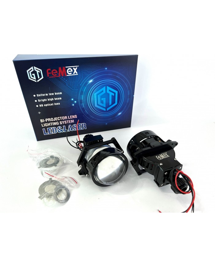 FEMEX Bi-Led Far İçi LED Mercek 3,0 Inc Kısa Uzun Birlikte