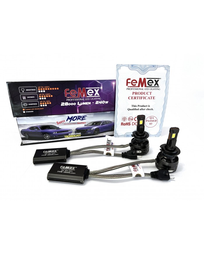 FEMEX SUPER MORE Csp Superior ETI Chipset H7 Led Xenon Led Headlight