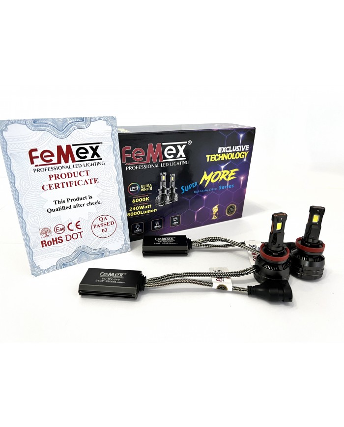 FEMEX SUPER MORE Csp Superior ETI Chipset H8/11 Led Xenon Led Headlight
