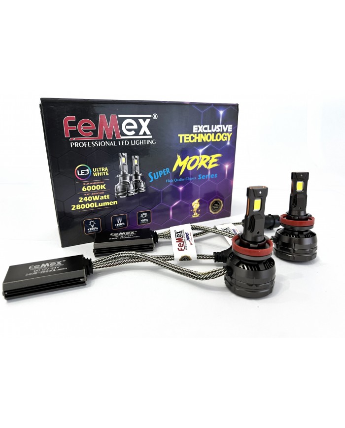 FEMEX SUPER MORE Csp Superior ETI Chipset H8/11 Led Xenon Led Headlight