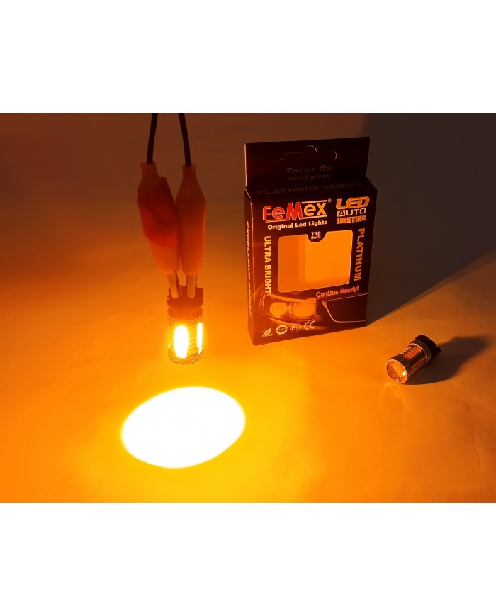 FEMEX PW24W Duy 30smd 4014 Chipset Turuncu Led Ampul