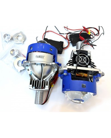 Femex P70 Bi-Led Projektör Far İçi Led Mercek 3,0 Inc High Power Kısa Uzun Birlikte