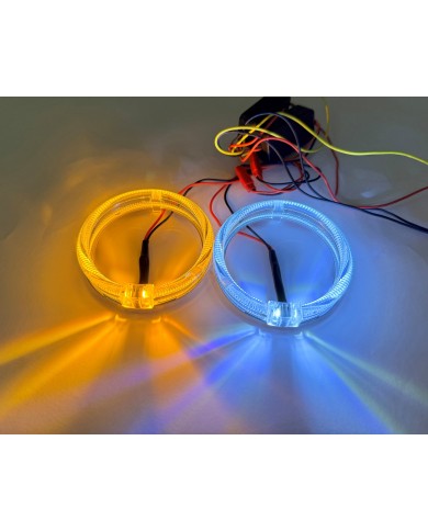 Angel Halka CREE Chipset 85mm Beyaz Turuncu Sinyal Modlu