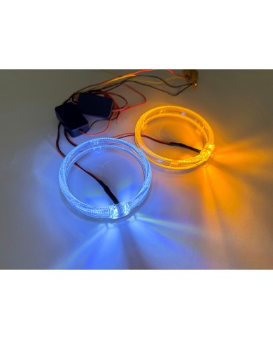 Angel Halka CREE Chipset 95mm Beyaz Turuncu Sinyal Modlu