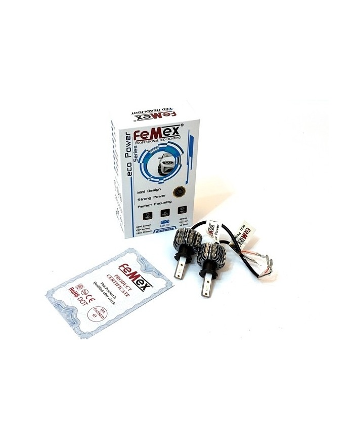 Femex Eco Power Buz Mavi 8000K CSP Chipset H3 Led Xenon Led Headlight