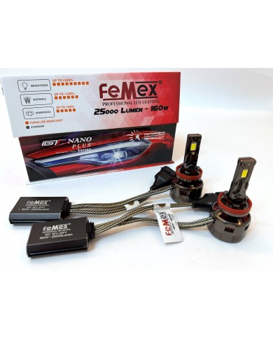 Femex GT Nano Plus Csp LUMILED ROYAL Chipset Radyatör Soğutmalı H8/11 Led Xenon Led Headlight