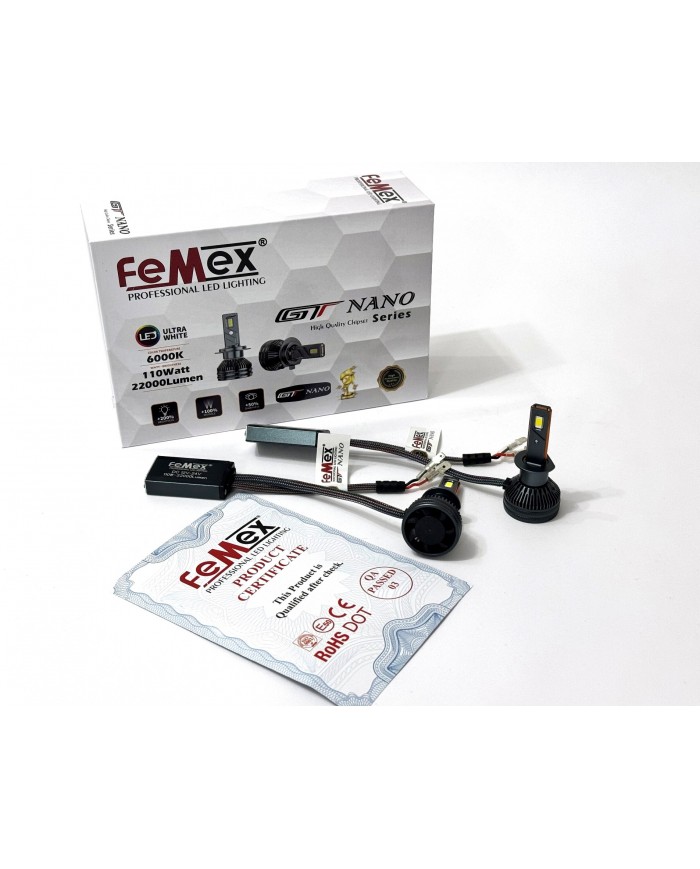 FEMEX GT NANO Csp LEXTAR H1 Led Xenon Led Headlight