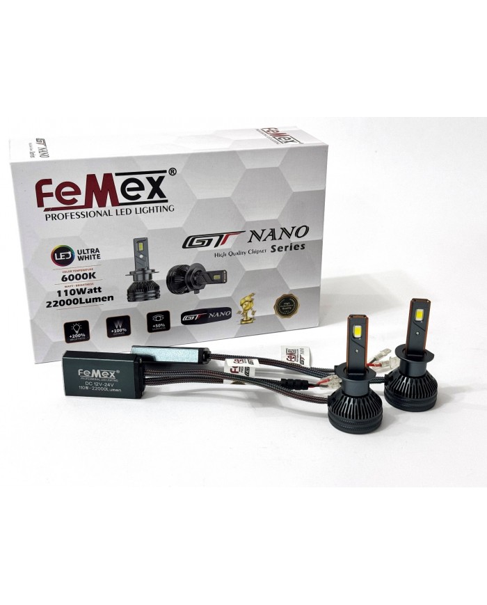FEMEX GT NANO Csp LEXTAR H1 Led Xenon Led Headlight