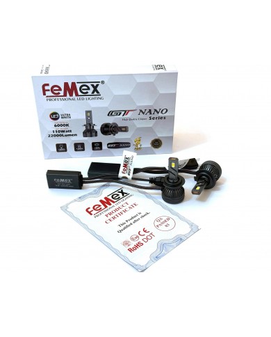 FEMEX GT NANO Csp LEXTAR H7 Led Xenon Led Headlight FEMEX GT NANO Csp LEXTAR H7 Led Xenon Led Headlight