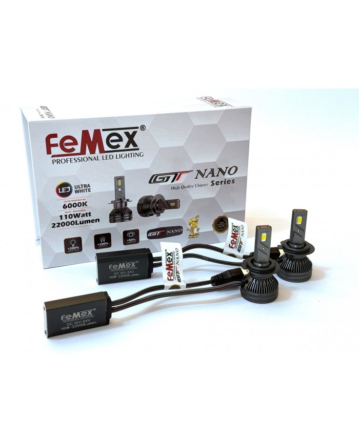 FEMEX GT NANO Csp LEXTAR H7 Led Xenon Led Headlight