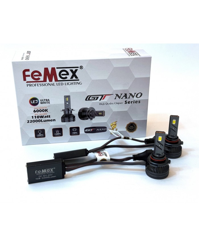 FEMEX GT NANO Csp LEXTAR HB3 9005 Led Xenon Led Headlight