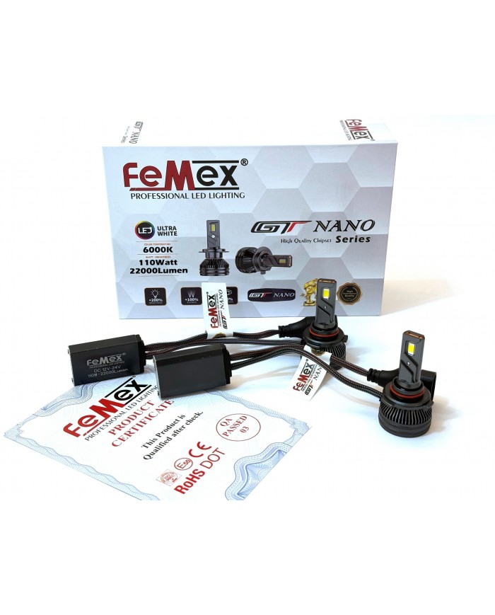 FEMEX GT NANO Csp LEXTAR 9012 Led Xenon Led Headlight