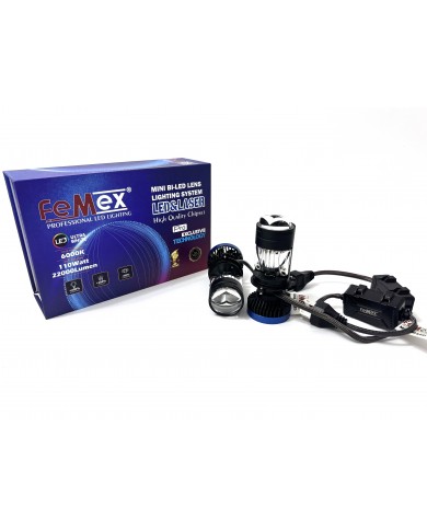 Femex Gt Nano Executive H4 Lazerli Mini Bi-Led Xenon Kendinden Mercekli Femex Gt Nano Executive H4 Lazerli Mini Bi-Led Xenon Kendinden Mercekli