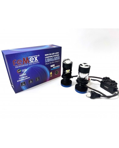 Femex Gt Nano Executive H4 Lazerli Mini Bi-Led Xenon Kendinden Mercekli