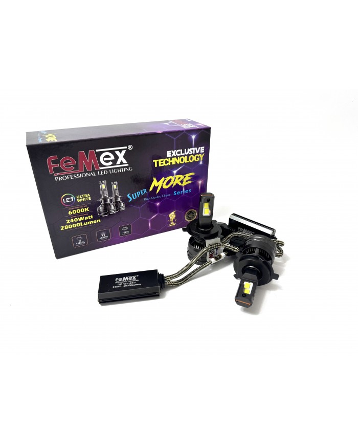FEMEX SUPER MORE Csp Superior ETI Chipset H4 Led Xenon Led Headlight