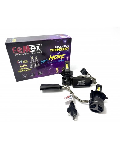 FEMEX SUPER MORE Csp Superior ETI Chipset H4 Led Xenon Led Headlight FEMEX SUPER MORE Csp Superior ETI Chipset H4 Led Xenon Led Headlight