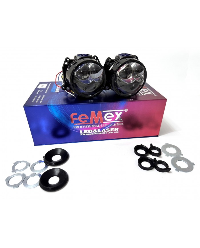 FEMEX P80 Bi-Led Projektör Far İçi LED Mercek 3,0 Inc Çift Lazerli