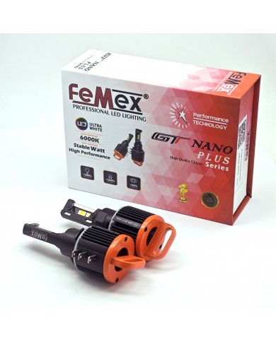 Femex Gt Nano Plus H15 Led Far Ampul Beyaz Gündüz Ledli Led Headlight
