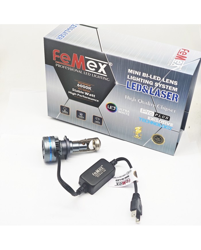 FEMEX Pro PLUS EXCLUSIVE Technology CSP LEXTAR Chipset H7 Mini Bi-Led Kendinden Mercekli Performans