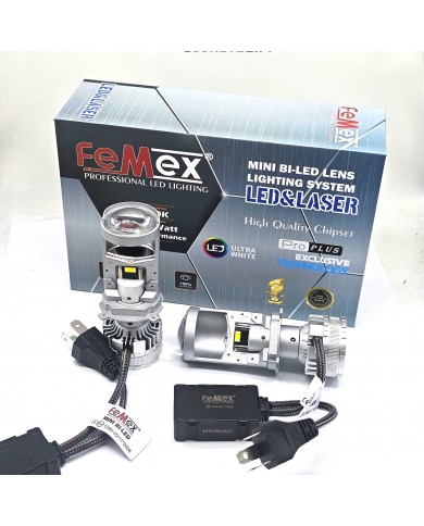 Femex Pro H4 Mini Bi-Led 50W Kendinden Mercekli