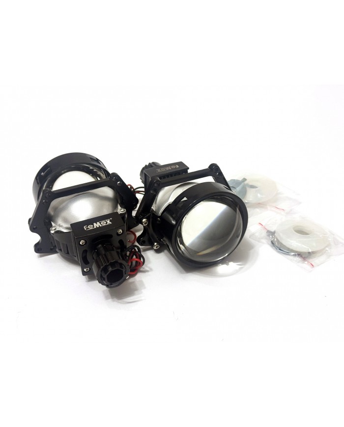 FEMEX P50 Bi-Led Projektör Far İçi LED Mercek 3,0 Inc Kısa Uzun Birlikte