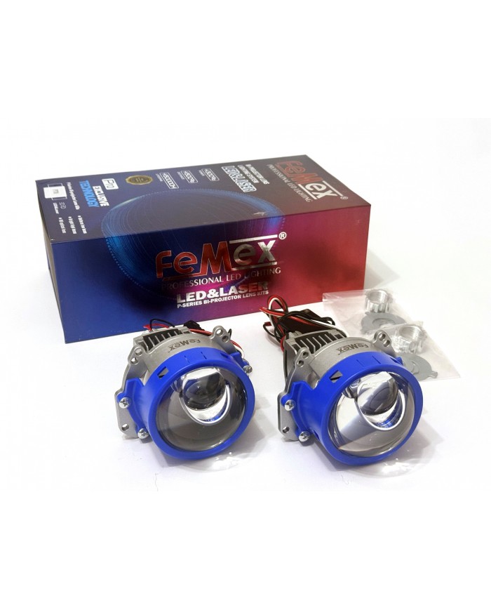 Femex P70 Bi-Led Projektör Far İçi Led Mercek 3,0 Inc High Power Kısa Uzun Birlikte