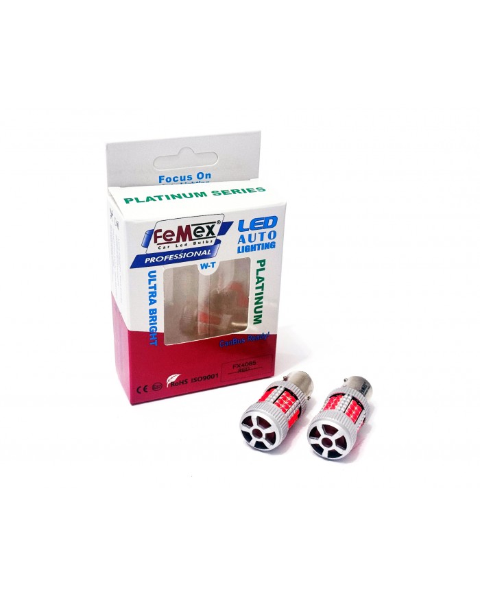 FEMEX Platinum P21W BA15S TEk Duy Decoderli Stop Fanlı Led Ampul