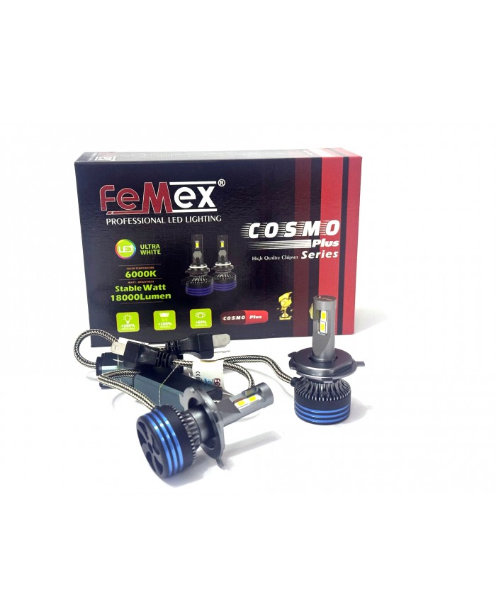 FEMEX COSMO PLUS H4 Yeni Nesil Güçlendirilmiş Led Far Xenon Led Headlight