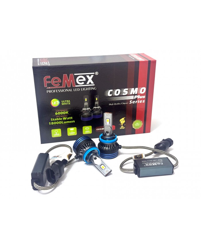 FEMEX COSMO PLUS H8/11 Yeni Nesil Güçlendirilmiş Led Far Xenon Led Headlight