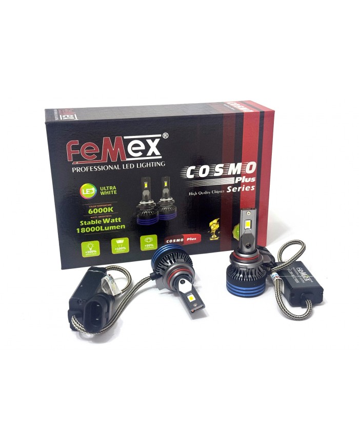 FEMEX COSMO PLUS HB3 9005 Yeni Nesil Güçlendirilmiş Led Far Xenon Led Headlight