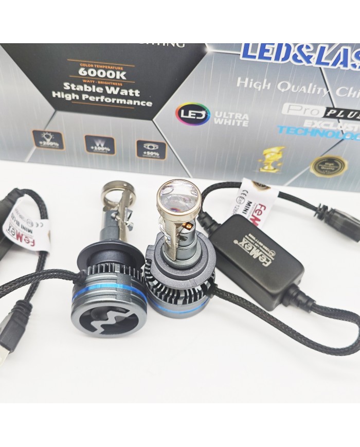 FEMEX Pro PLUS EXCLUSIVE Technology CSP LEXTAR Chipset H7 Mini Bi-Led Kendinden Mercekli Performans