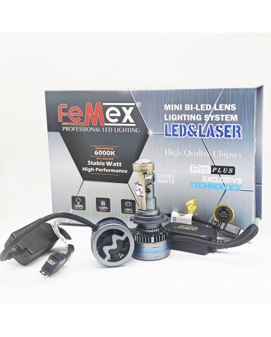 FEMEX Pro PLUS EXCLUSIVE Technology CSP LEXTAR Chipset H7 Mini Bi-Led Kendinden Mercekli Performans