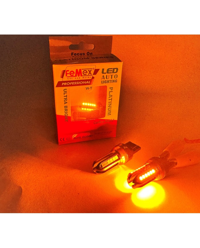 FEMEX Platinum T20 NoN-Direction 7440/7443 15W Tek Duy/Çit Duy Turuncu