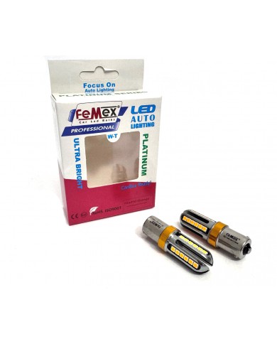 FEMEX Platinum P21W 1156 15W Tek Duy Turuncu Led Ampul