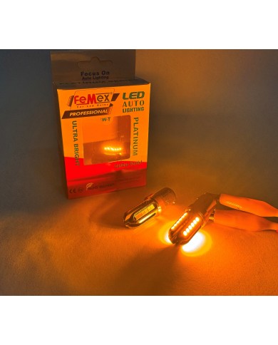 FEMEX Platinum P21W 1156 15W Tek Duy Turuncu Led Ampul