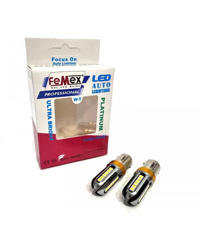 FEMEX Platinum P21W 1157 15W Çift Duy Beyaz Led Ampul