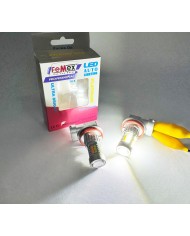 FEMEX Sis Led Ampul H8/11 Çift Renk Mercekli Led Ampul Beyaz&Turuncu Aç&Kapa