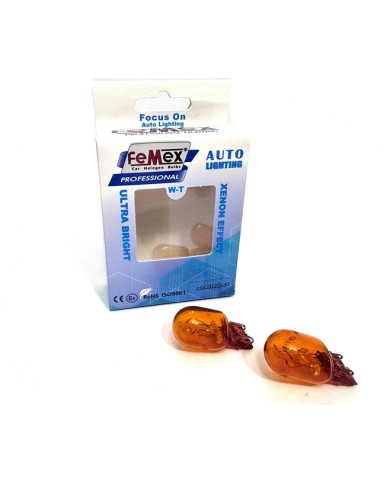 FEMEX Naturel Turuncu T20 W21W 7440/7443 Tek Duy/Çit Duy Sinyal&Gündüz Aydınlatma