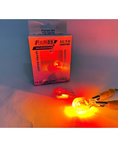 FEMEX Diadem Turuncu T20 W21W 7440/7443 Tek Duy/Çit Duy Sinyal&Gündüz Aydınlatma