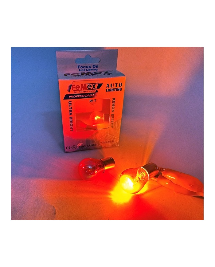 FEMEX Diadem Turuncu P21W BAU15S Sinyal Aydınlatma