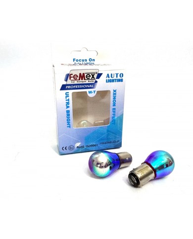 FEMEX Diadem Kırmızı P21W BAY15D Çift Duy Stop Aydınlatma