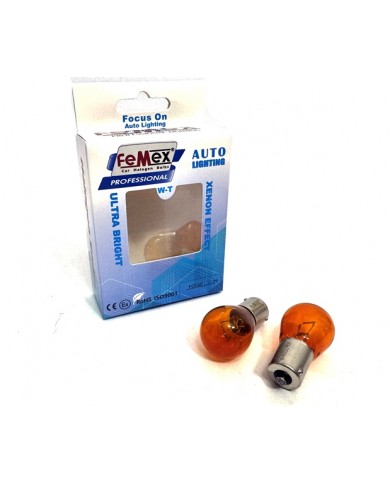 FEMEX Naturel Turuncu P21W BAU15S Sinyal Aydınlatma