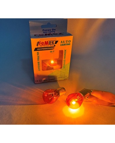 FEMEX Naturel Turuncu P21W BAU15S Sinyal Aydınlatma